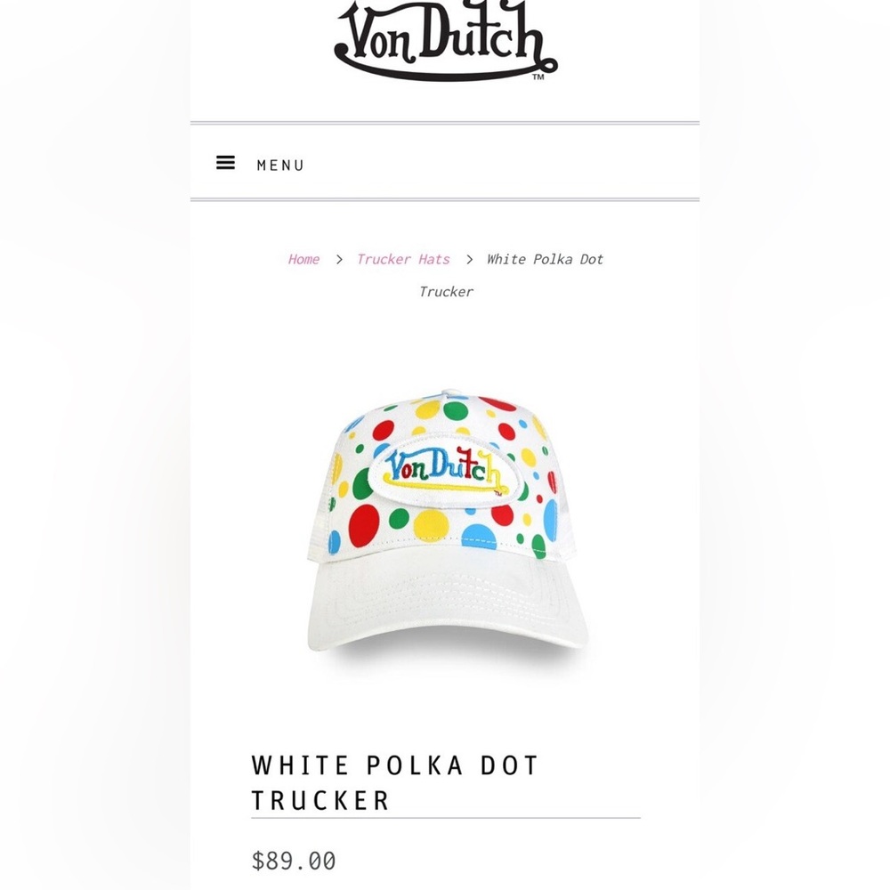 Von Dutch Trucker Hat - Picture 2 of 5